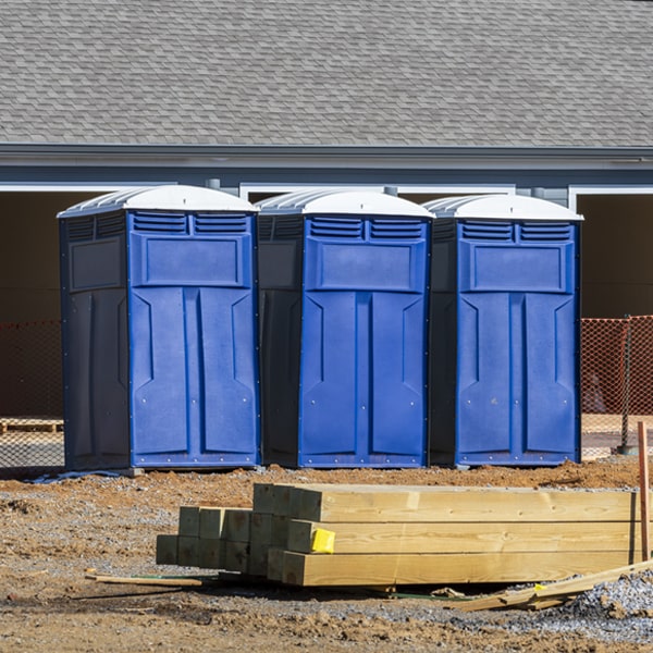 how do you dispose of waste after the portable restrooms have been emptied in Cactus Forest